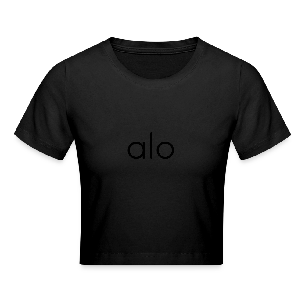 Alo Yoga Women Cropped T-Shirt Cropped T-Shirt SPOD black XS 