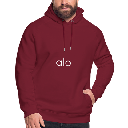 Alo Yoga men Organic Hoodie hoodie SPOD burgundy XS 